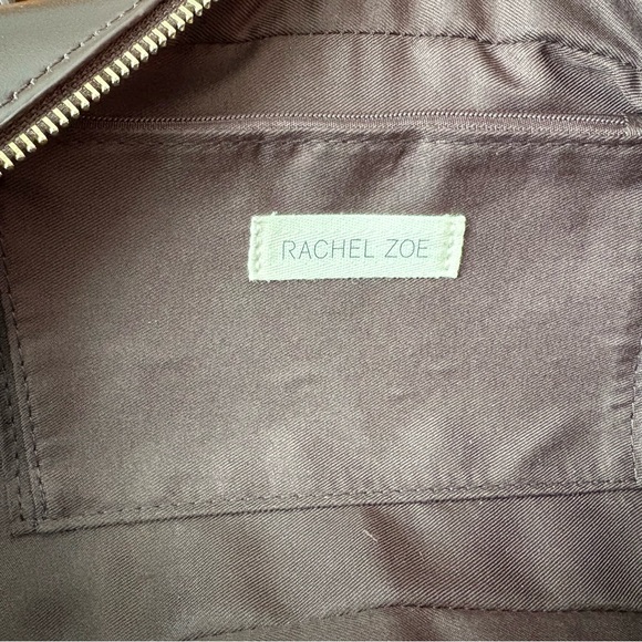 Rachel Zoe Chocolate Brown Barrel Bag RZ-8585 NWT - Picture 5 of 7